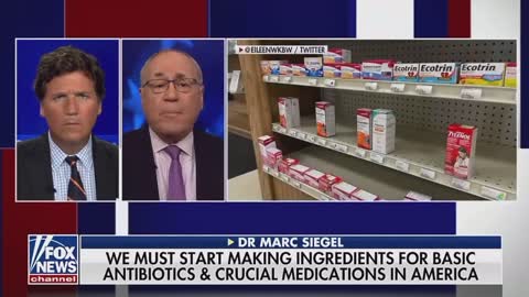 America is having an antibiotic shortage because of dependency on China.