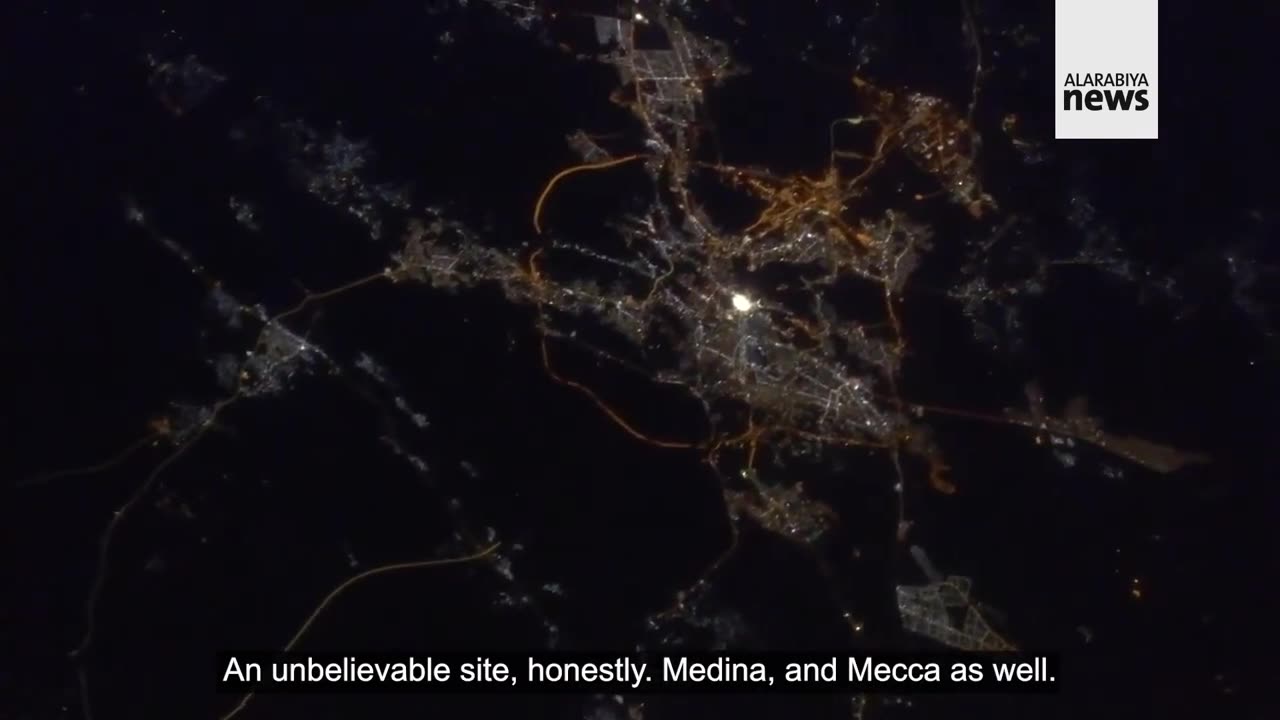 images of makkah and madina from space