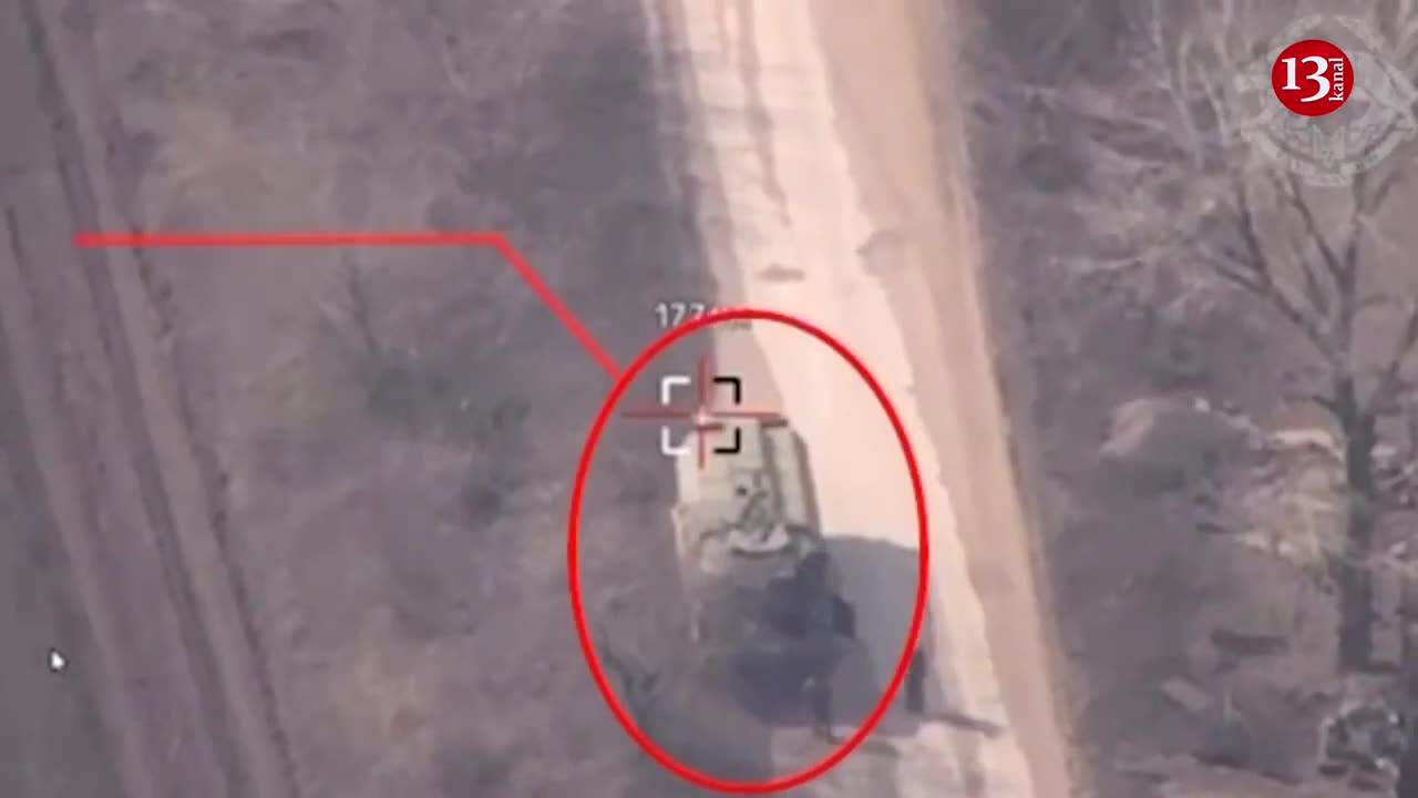 Moments Russian "Zoopark-2" reconnaissance radar complex worth $15m is struck