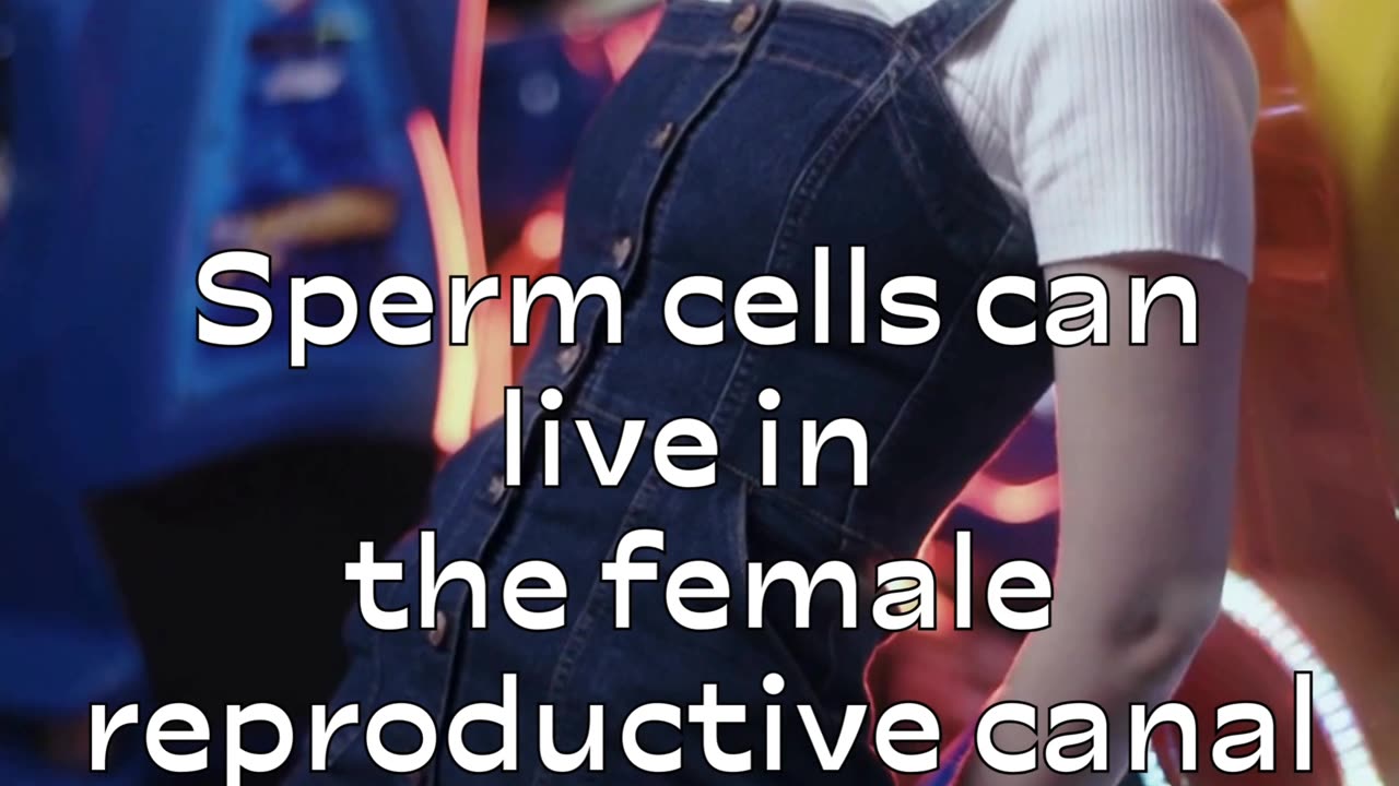 Sperm cell can live in female reproductive cannal for a few days to a weeks🕯🩸 #shorts