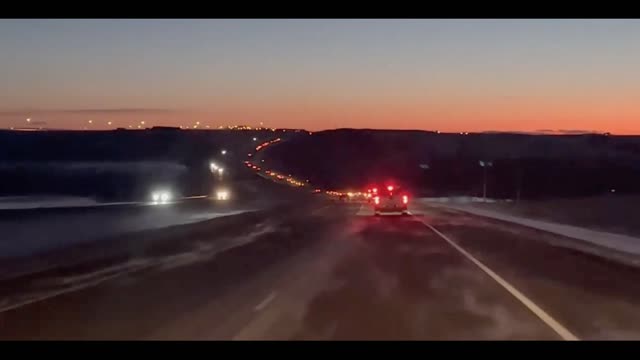 Convoy recap Calgary to lethbridge nov 4 - Save the Coutts boys