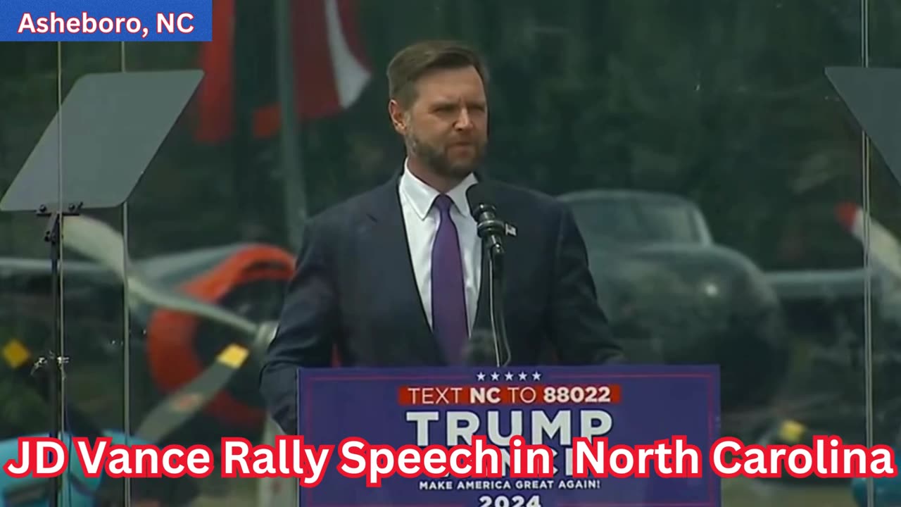 JD Vance's Powerful Speech at North Carolina Rally