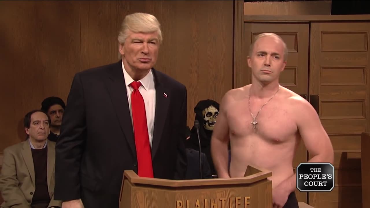 Breaking news Trump people's court - SNL