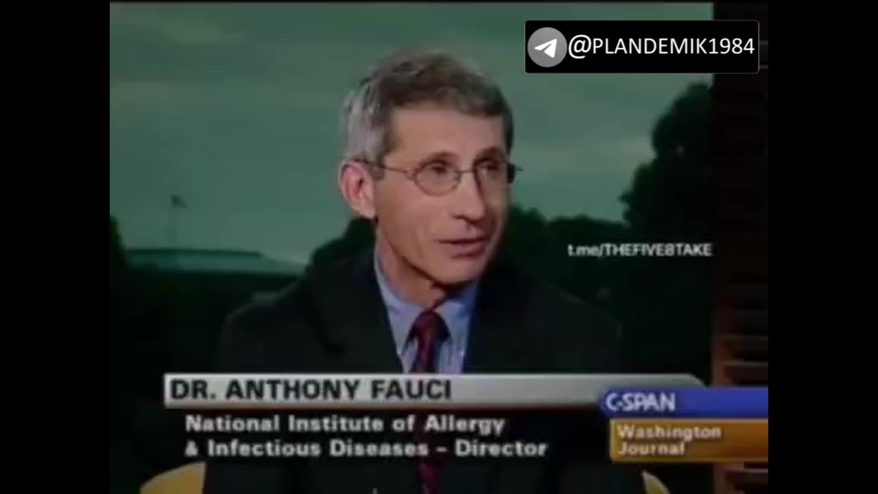 Dr. Anthony Fauci - The most potent vaccination is getting infected yourself