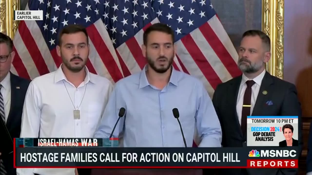 A message for all Americans from the brother of one of the kidnapped in Gaza.