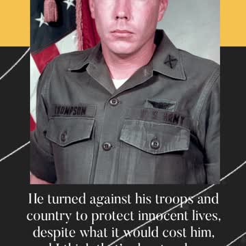 Historical Heroes - Major Hugh Thompson