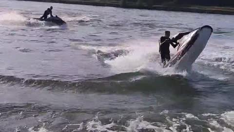 Standup jetski fun