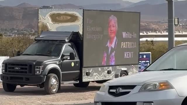 Patricia Kent for Washington County Clerk/Auditor on the Mobile Billboard by Kassandra Leavitt