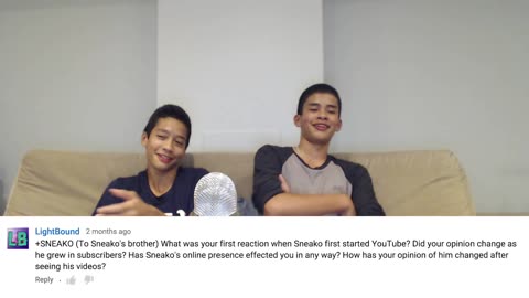 Q&A w My Brother - SNEAKO + BRO Question and Answer Video