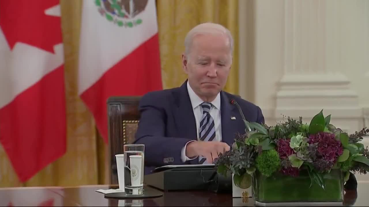 Biden’s Face Goes Blank When Questioned By Press