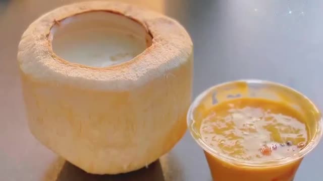 Very very delicious coconut juice