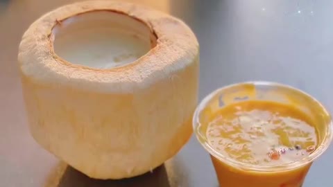 Very very delicious coconut juice