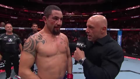 Robert Whittaker Octagon Interview - UFC 298