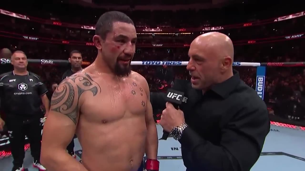 Robert Whittaker Octagon Interview - UFC 298
