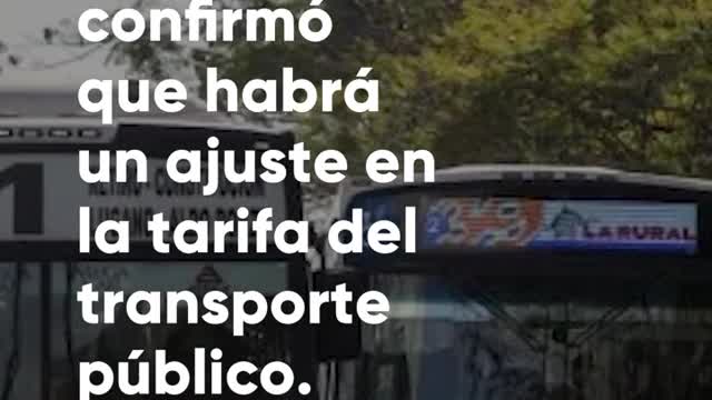 Aumento en el transporte público