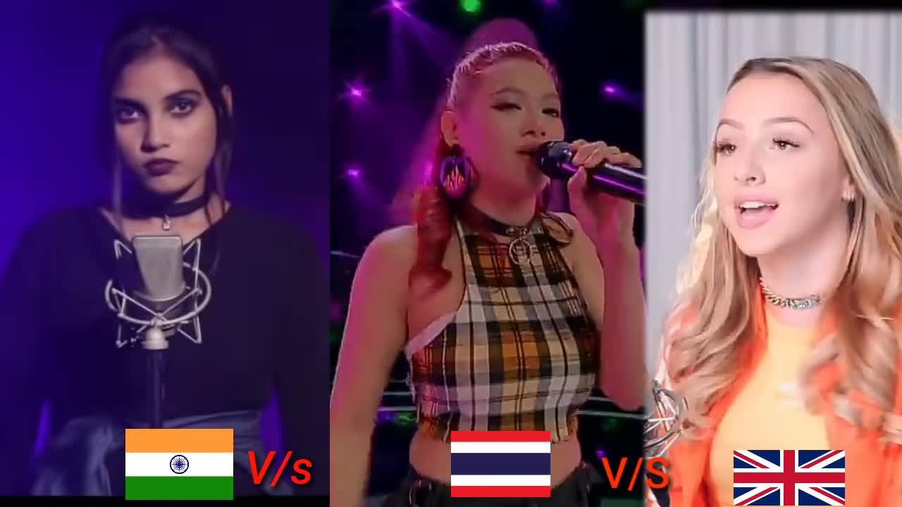 #takitaki #aish #emmaTaki taki english v/s hindi v/s Thailand. taki taki cover by emma v/s aish.