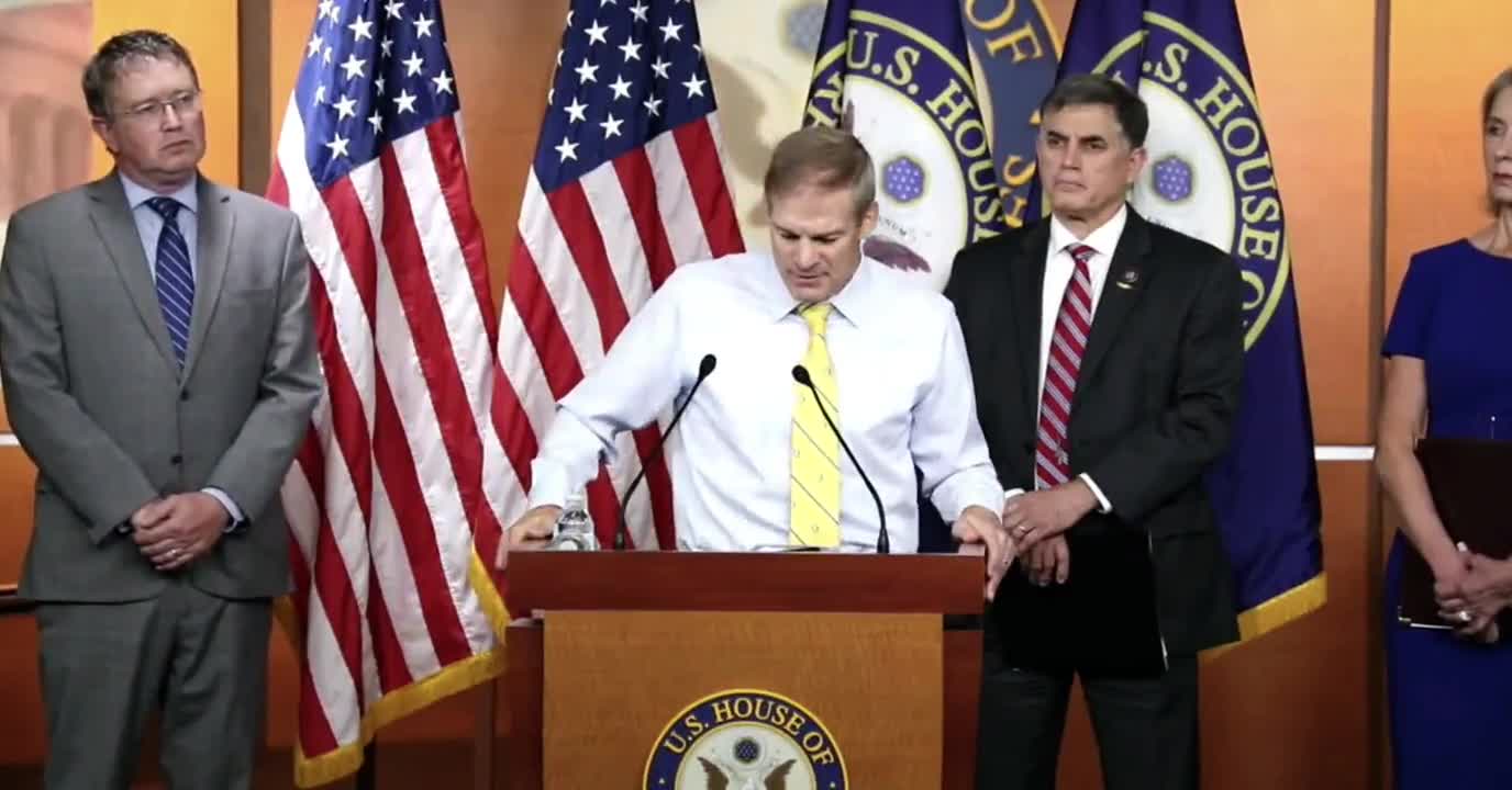 Rep. Jim Jordan (R-OH) Comes Out Swinging at the House Second Amendment Caucus Press Conference