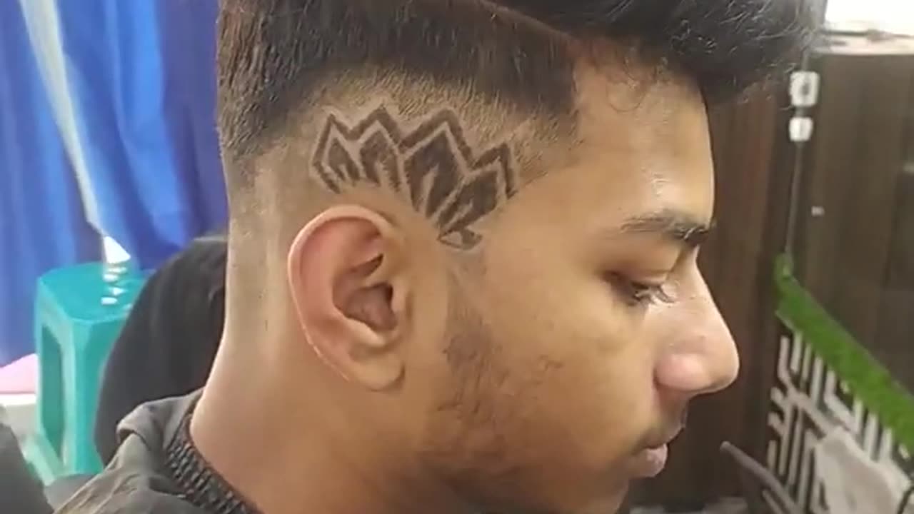 Hairstyle tattoo