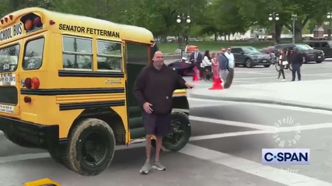 drefanzor - Sen. Fetterman showing up to work in his hoodie and shorts meme