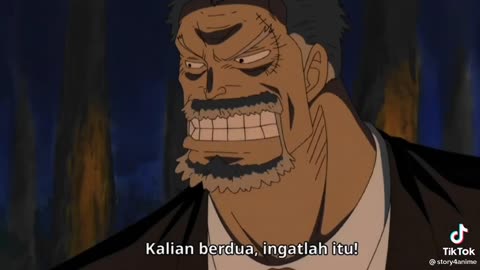 One Piece Monkey D Garp Sad