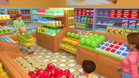 Humpty Dumpty Grocery Store | CoComelon Nursery Rhymes & Kids Songs