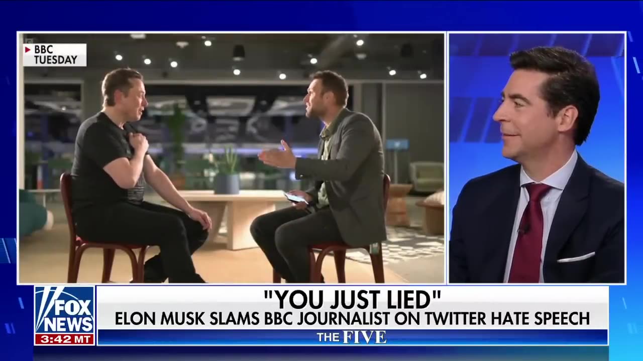 The Five - Elon Musk humiliates BBC reporter