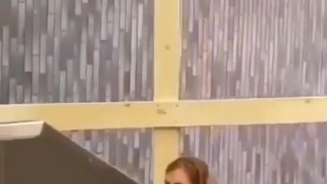 jesus on escalator
