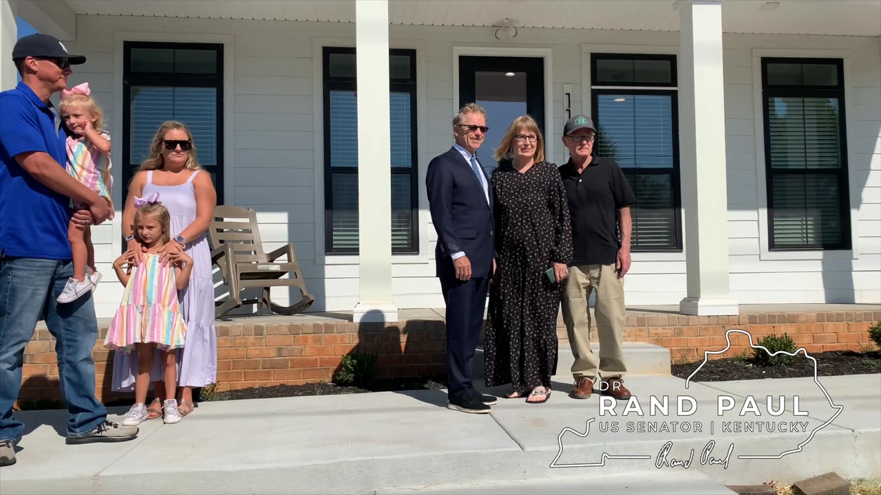 Dr. Rand Paul Attends Reopening of Local Bowling Green Business Damaged by 2021 Tornadoes - 9/26/23