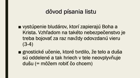 Poznanie Biblie - (154) - List Júdov