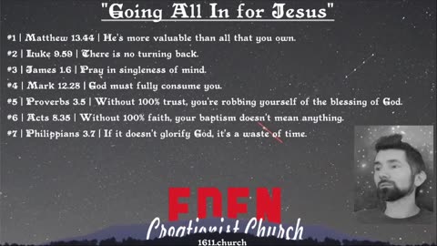 Going All In for Jesus!