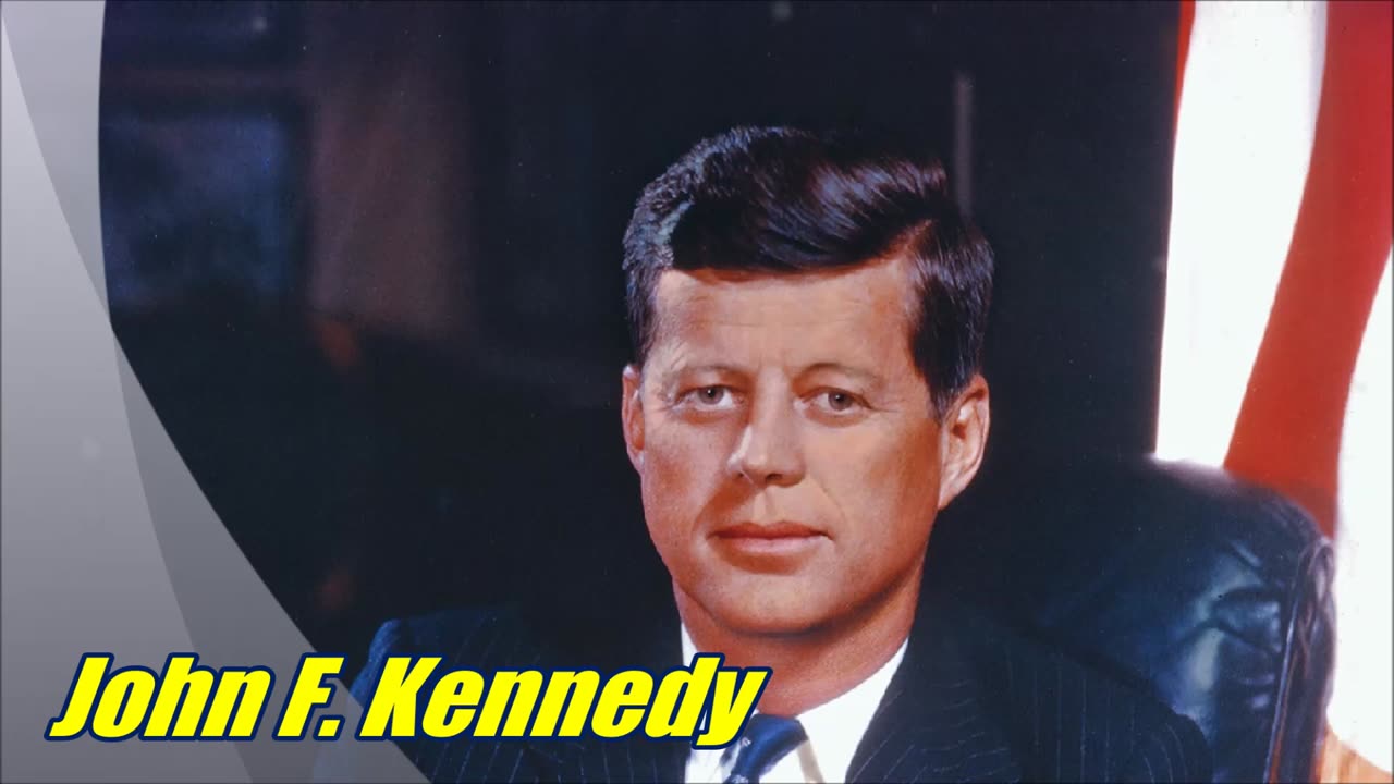 John F. Kennedy. State vivendo tempi importanti, quando il futuro deve essere deciso.