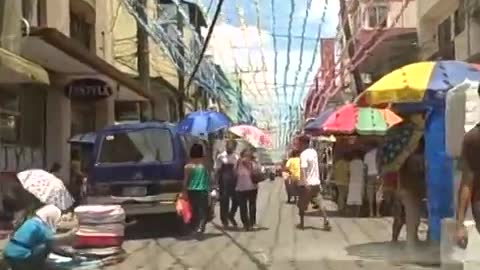 street shopping, manila, philippines