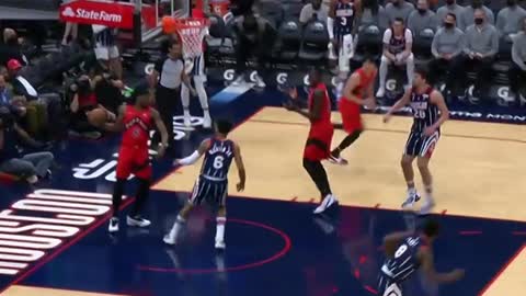 Yuta Watanabe DENIED KJ Martin no look pass from Sengun