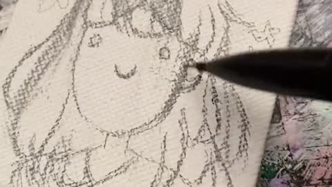 pickle#anime #art #myart #painting #paintingart #loveiswar #chikafujiwara #chikadance #fyp #foryou #