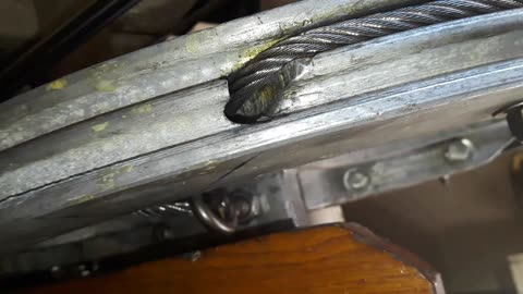 Steering cable slips despite tension