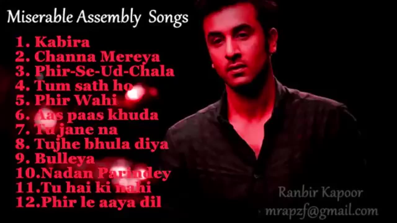 Ranbir Kapoor Sad Jukebox