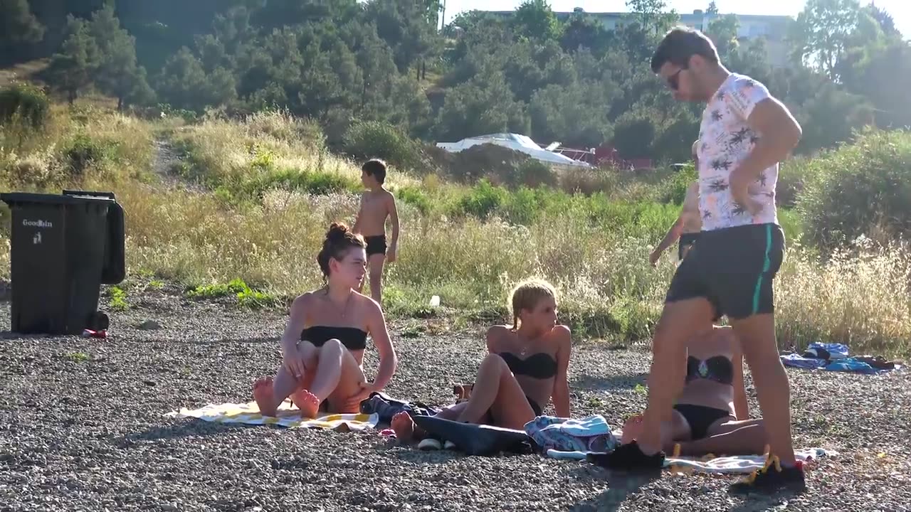 ###Man Thong Prank at Beach - Best of Just For Laughs