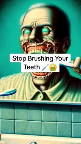 stop brushing teeth with plastic