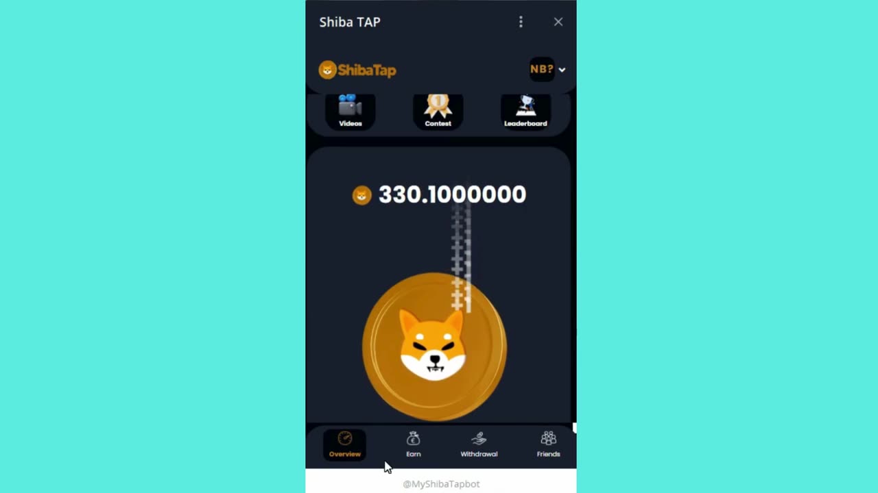 shiba tap new mining mini app telegram