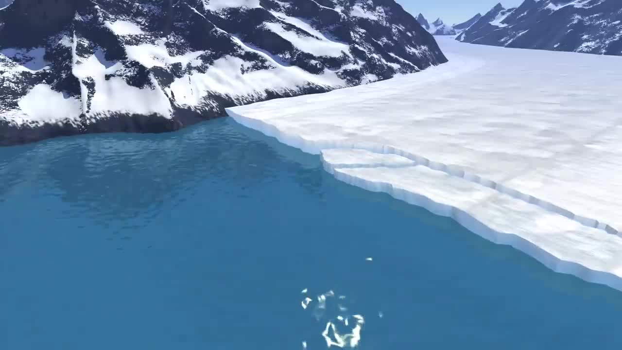 Animation_ How a Glacier Melts