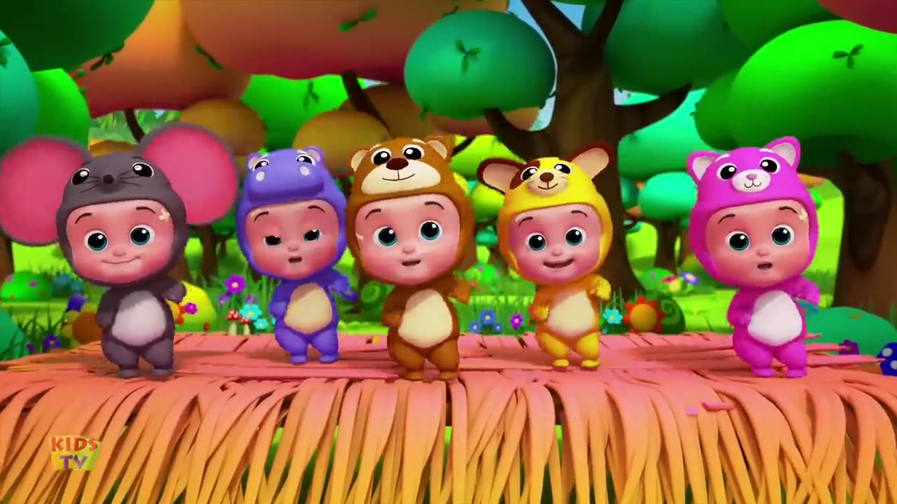 Cute cartoons song and dance video. Cute cartoon song