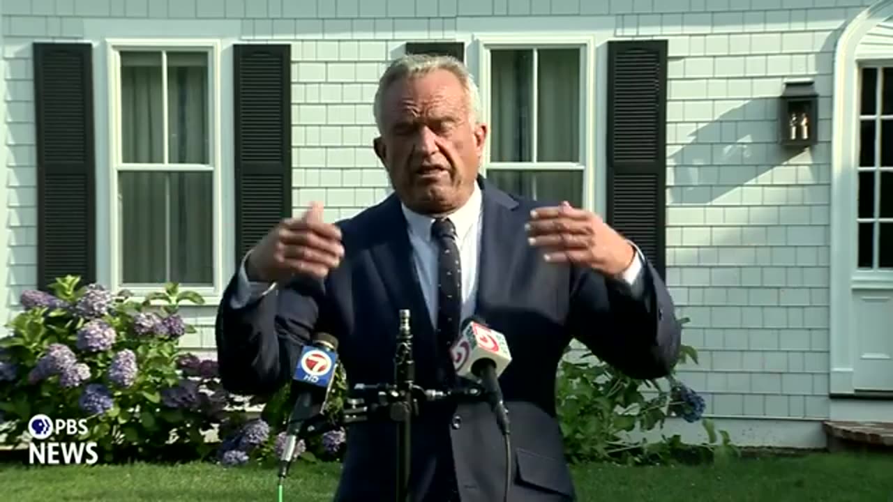 WATCH Robert F. Kennedy Jr. holds press conference after Biden drops out of presidential race