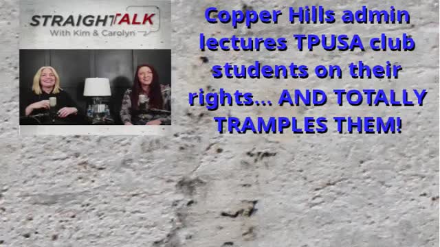 Raw audio: CHHS admin lectures TPUSA club students on their rights.. and then TOTALLY tramples them!
