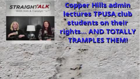 Raw audio: CHHS admin lectures TPUSA club students on their rights.. and then TOTALLY tramples them!