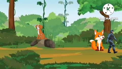 Very Glamour Jungle Cartoon.