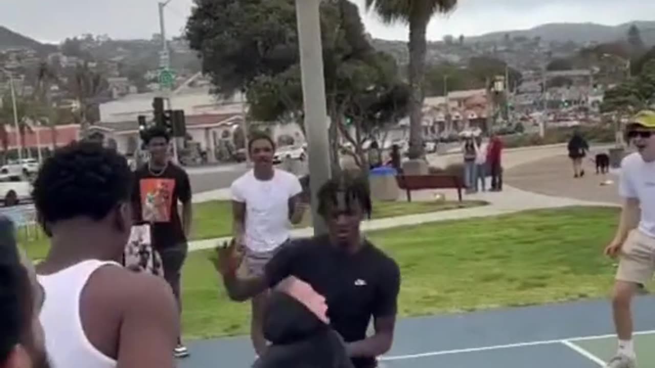 He is tuff ‼️ (via mikey_2026/IG h/t @overtime) #basketball #pickup #buckets #tuff