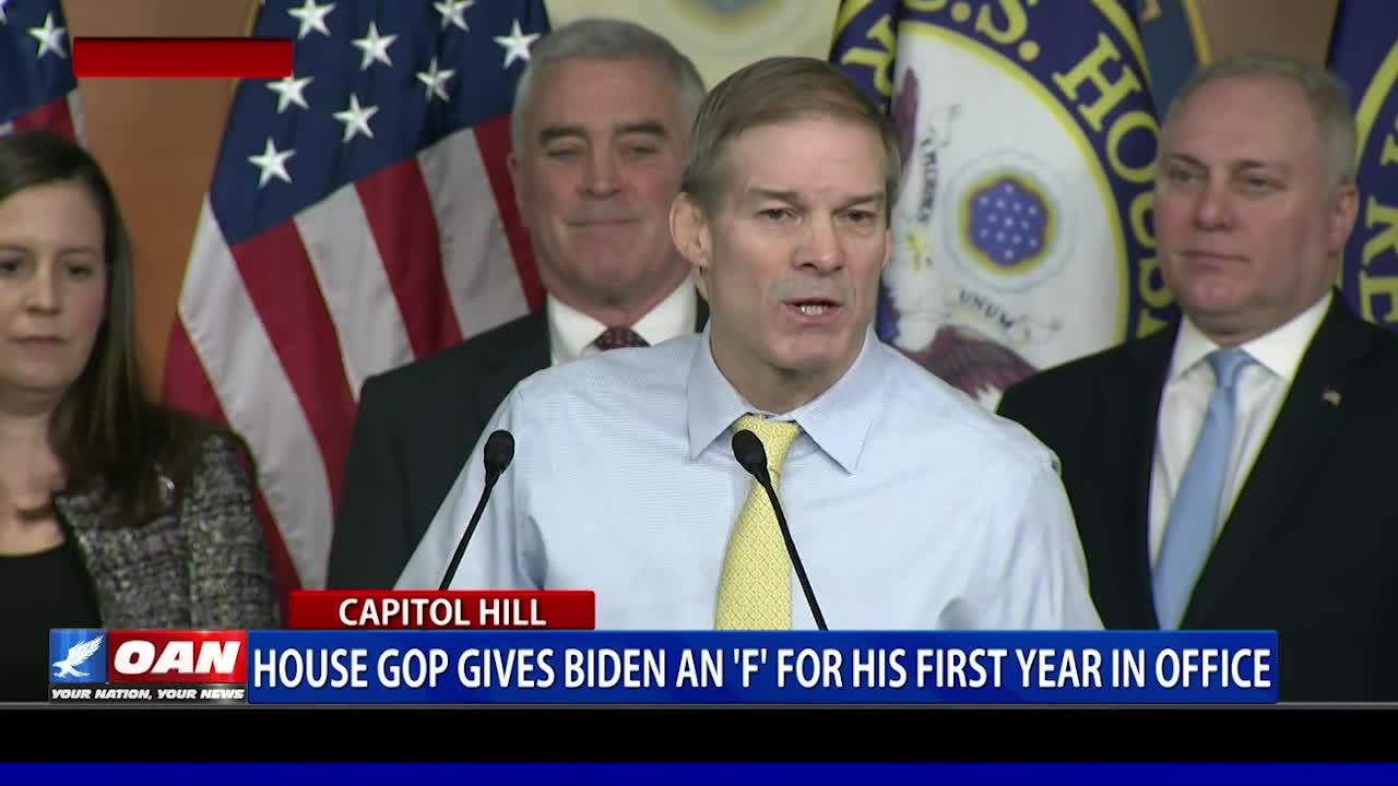 House GOP gives Biden an 'F' for his first year in office