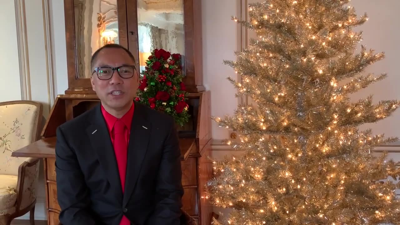 20181224文贵先生视频：衷心祝愿所有的伟大的战友及家人！14亿同胞！全世界的人们圣诞快乐