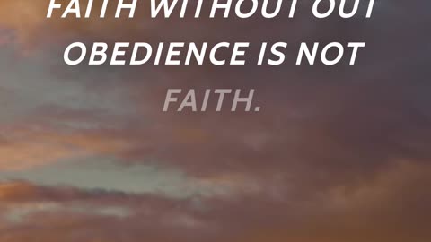 Evidence of faith