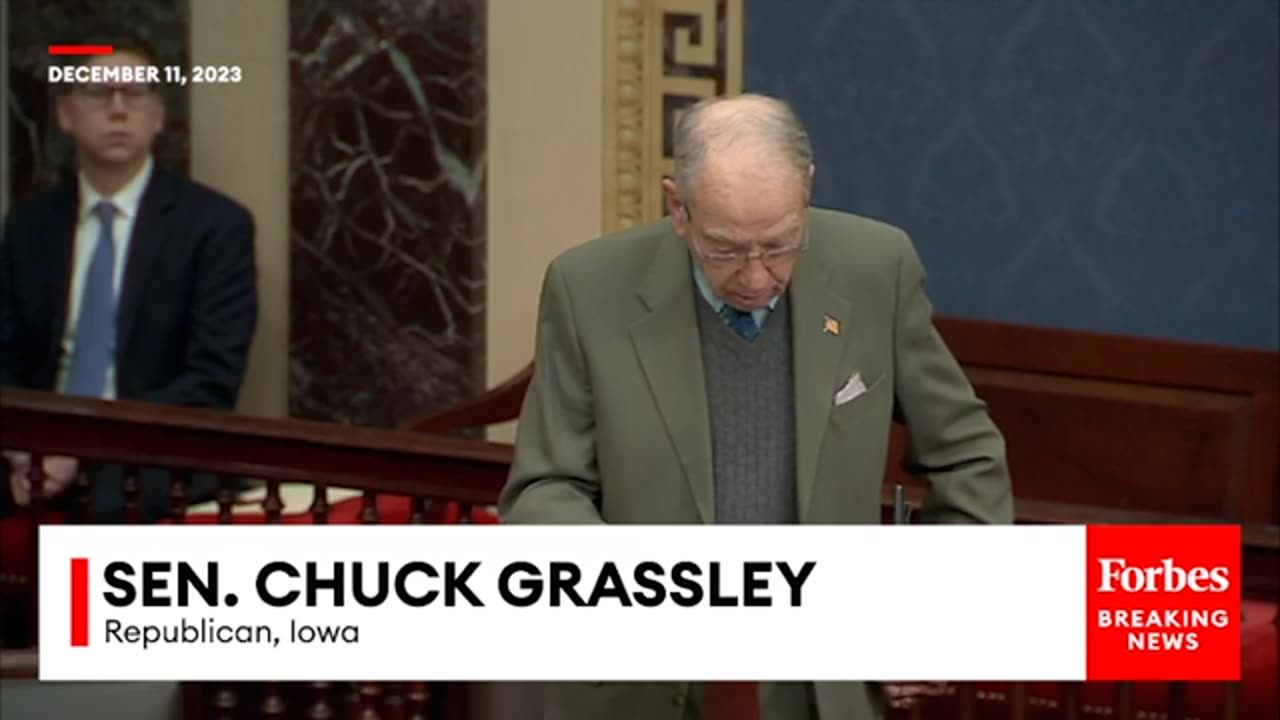 231211 Chuck Grassley Details FBI Doc Alleging Biden Family Criminal Bribery Scheme.mp4